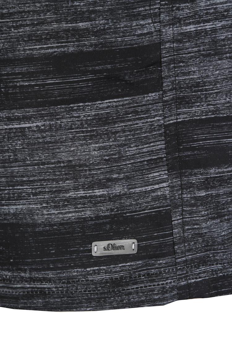 S.OLIVER S.OLIVER Badeshorts Badehose Herren - schwarz-grau - 2 | SportScheck