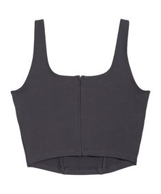 Rückansicht von PUMA Dare To Gym2k Corset Sport-BH Damen Sport-BH Damen grau