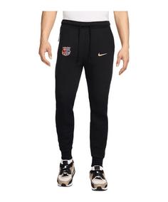 Nike FC Barcelona Tech Fleece Jogginghose Trainingshose schwarzgold