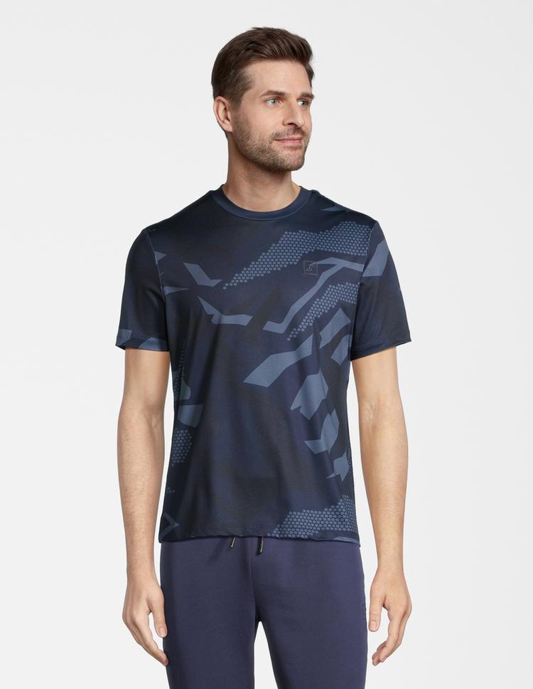 JOY sportswear JOY sportswear Gentleman's Style T-Shirt AOP T-Shirt Herren - navy print - 0 | SportScheck