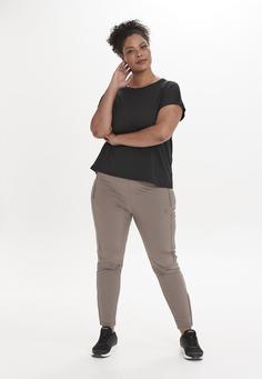 Rückansicht von Q by Endurance ISABELY 7/8-Tights Damen 1080 Iron