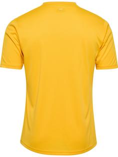 Rückansicht von hummel hmlCORE XK POLY JERSEY S/S Funktionsshirt Herren SPORTS YELLOW