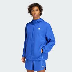 Rückansicht von adidas Run It Laufjacke Laufjacke Herren Semi Lucid Blue