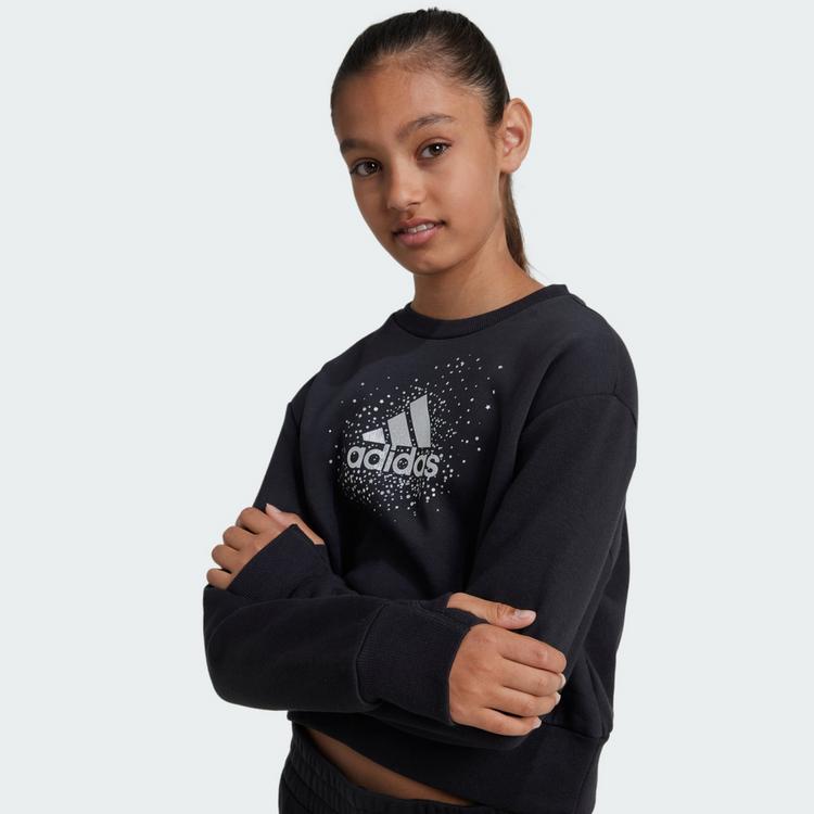 adidas adidas Glam Kids Sweatshirt Langarmshirt Kinder - Black - 0 | SportScheck