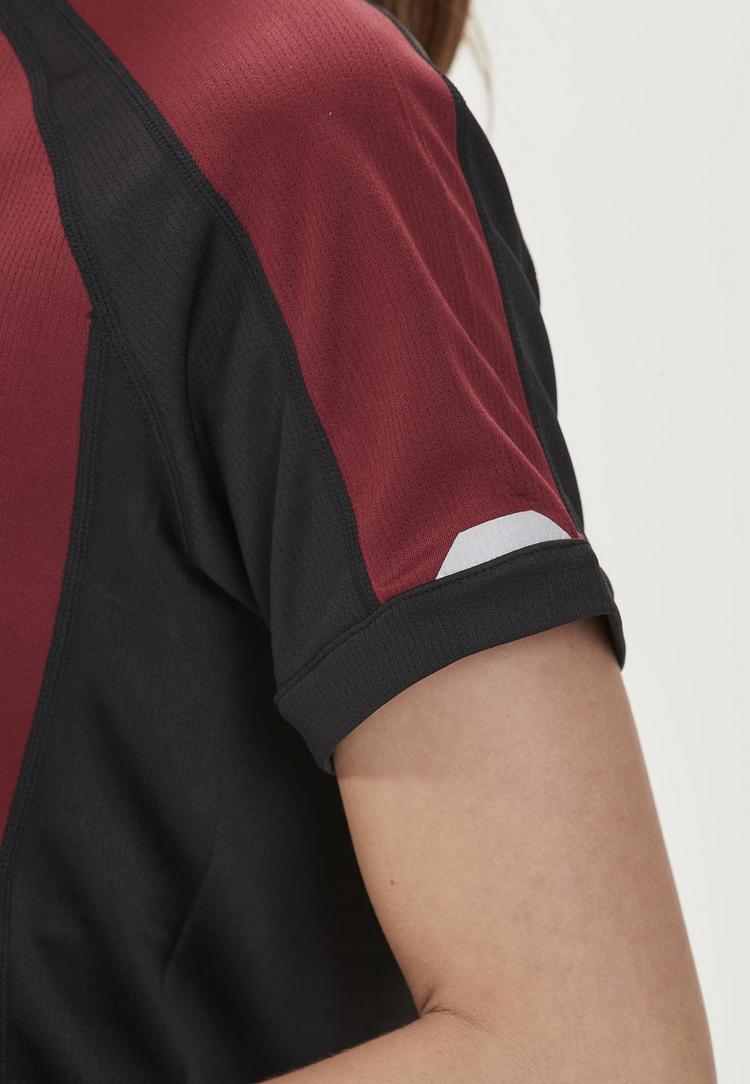 Endurance Endurance JAVA W Bike S/S Tee Trikot Damen - 4033 Cabernet - 1 | SportScheck