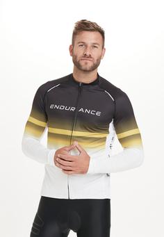 Rückansicht von Endurance Jobert Fahrradtrikot Herren 1001 Black