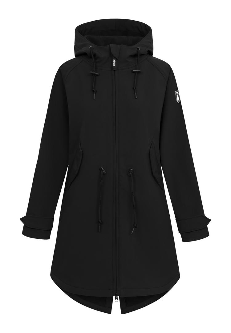 Derbe Derbe Island Friese Softshelljacke Damen - jet black - 0 | SportScheck