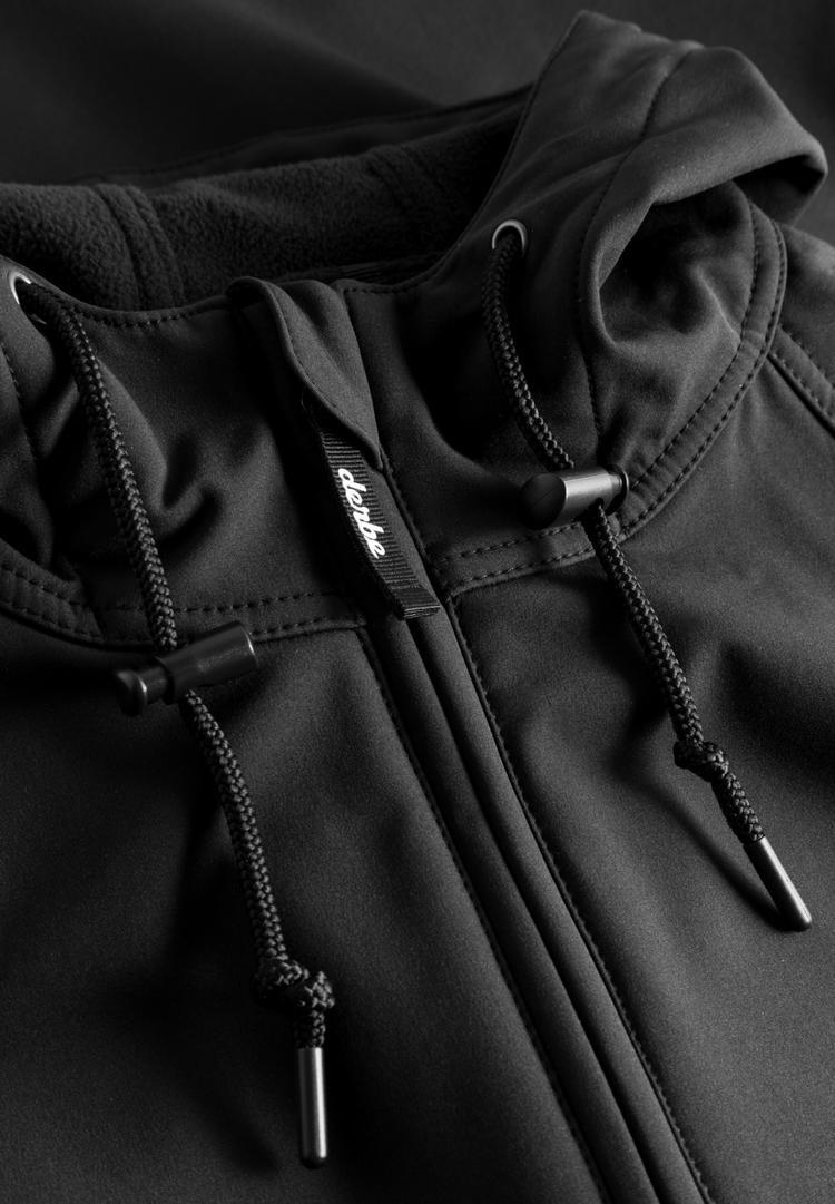 Derbe Derbe Island Friese Softshelljacke Damen - jet black - 0 | SportScheck