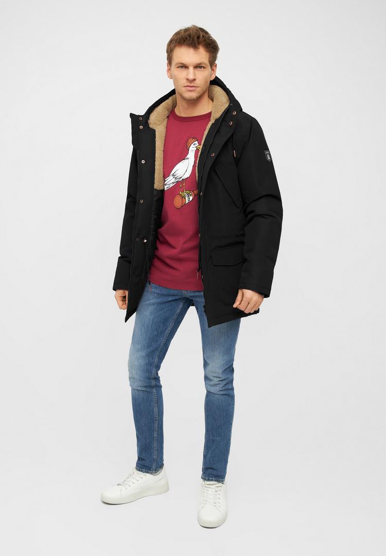 Derbe Derbe Festholm Winterjacke Herren - black/caramel - 1 | SportScheck