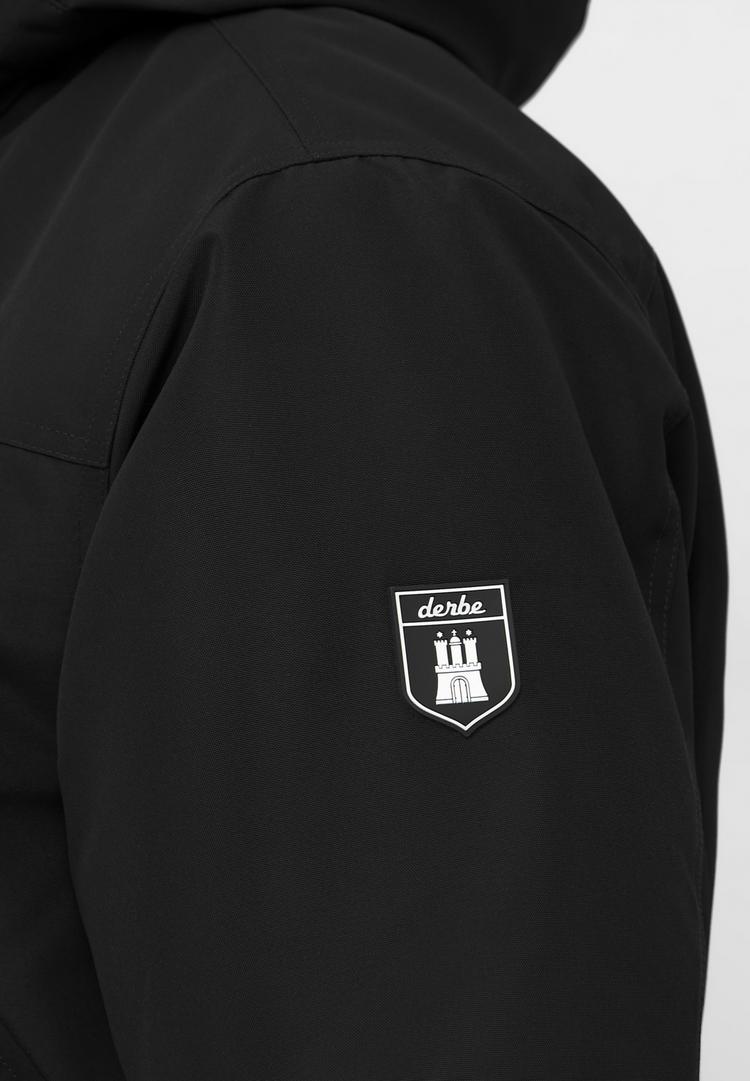 Derbe Derbe Festholm Winterjacke Herren - black/caramel - 0 | SportScheck