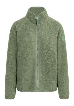 Derbe Kuschelby Fleecejacke Damen hedge green