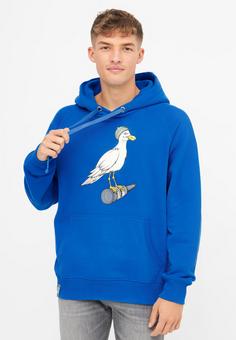 Rückansicht von Derbe Sturmmöwe Sweatshirt Herren Princess Blue