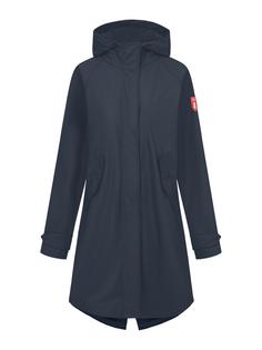 Derbe Traveby Friese Plain Regenjacke Damen navy