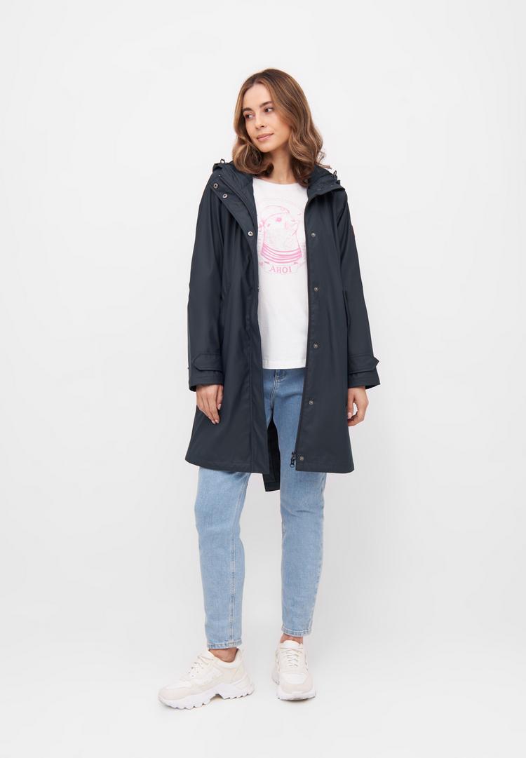 Derbe Derbe Traveby_plain Regenmantel Damen - navy - 1 | SportScheck