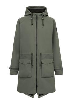 Derbe Phoeby-dog Regenmantel Damen olive