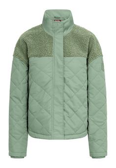 Derbe Quiltholm Fleecejacke Damen hedge green