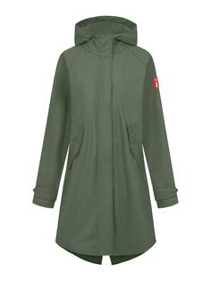 Derbe Traveby_plain Regenmantel Damen olive
