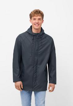 Rückansicht von Derbe Passby Plain Regenjacke Herren navy