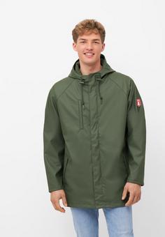 Rückansicht von Derbe Passby_plain Regenjacke Herren olive