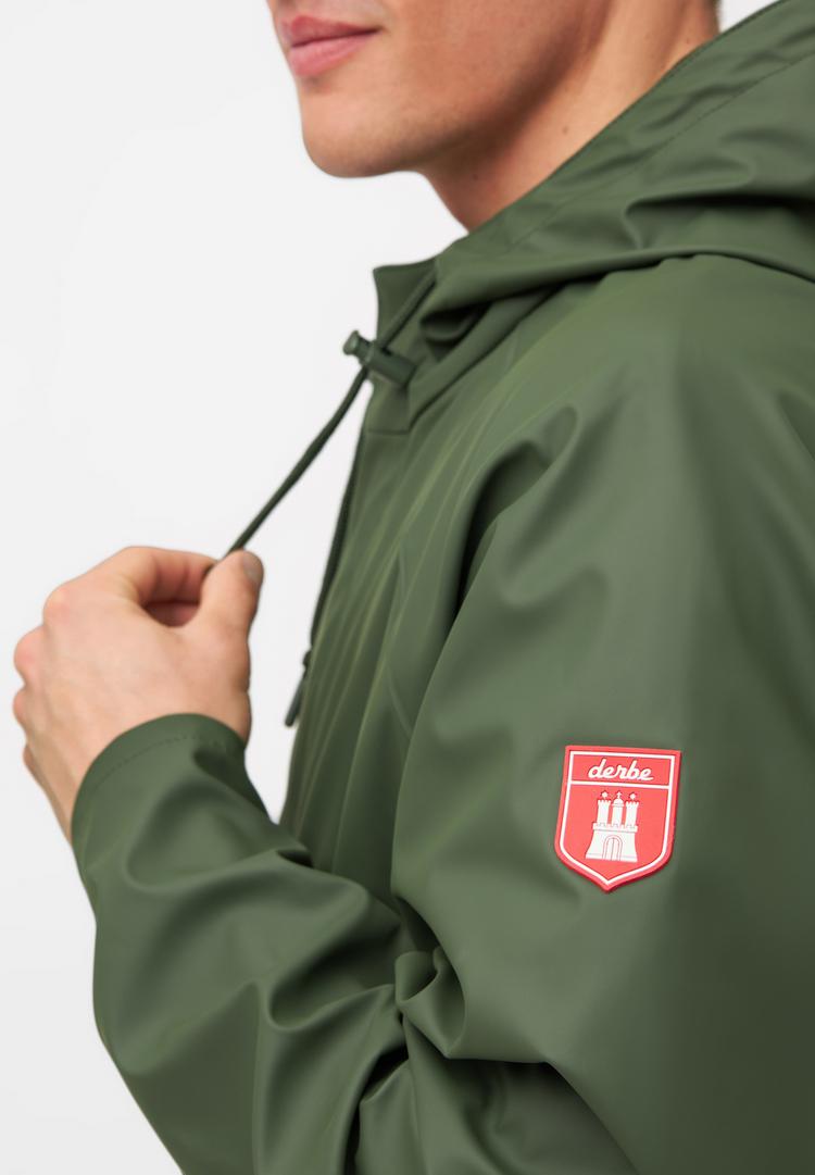 Derbe Derbe Passby_plain Regenjacke Herren - olive - 0 | SportScheck