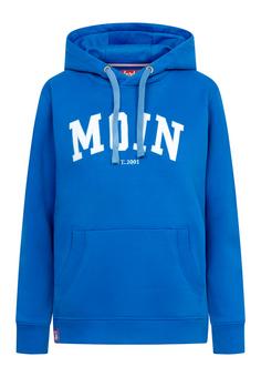 Derbe Moin Hoodie Damen Princess Blue