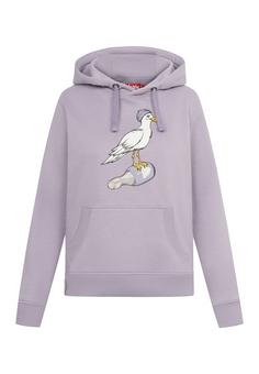 Derbe Sturmmöwin Hoodie Damen Lavender Gray