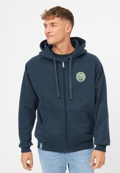 Rückansicht von Derbe Sturmmöwe Sweatjacke Herren navy