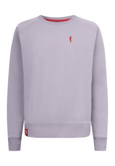 Derbe Basic Kippes Sweatshirt Herren Lavender Gray