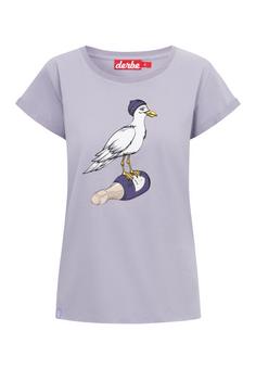 Derbe Sturmmöwin T-Shirt Damen Lavender Gray