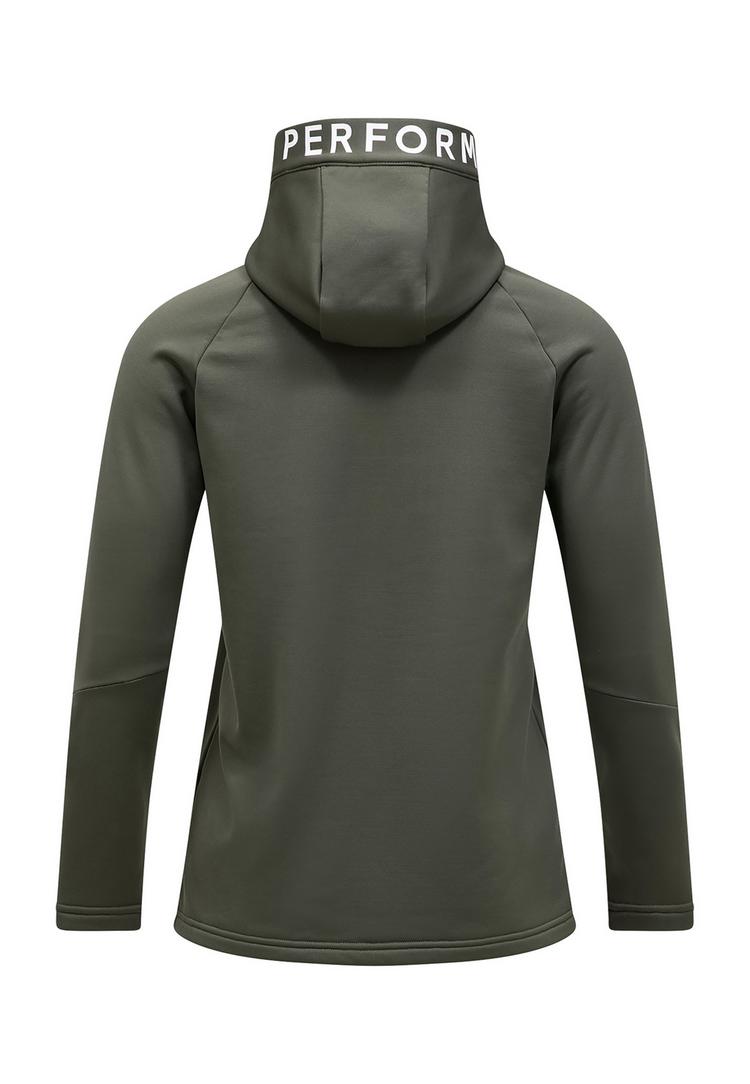 Peak Performance Peak Performance W Rider Zip Hood Fleecejacke Damen - olive - 0 | SportScheck