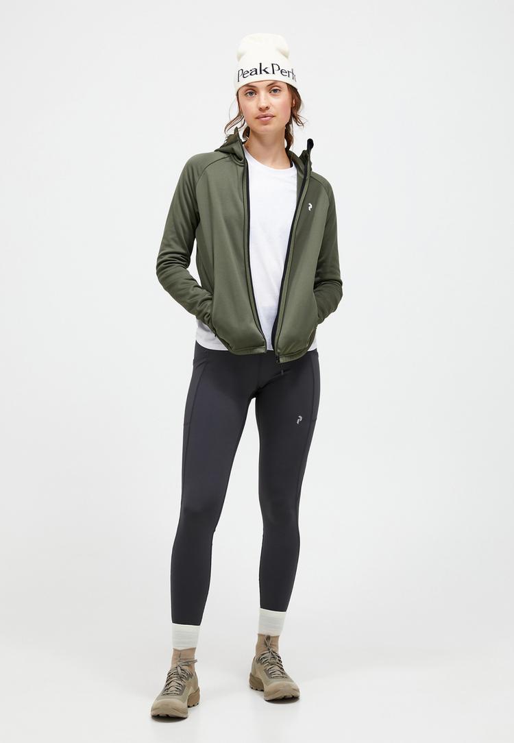 Peak Performance Peak Performance W Rider Zip Hood Fleecejacke Damen - olive - 0 | SportScheck