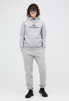 Rückansicht von Peak Performance W Original Hood Sweatshirt Damen GRAU