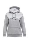Peak Performance W Original Hood Sweatshirt Damen - GRAU