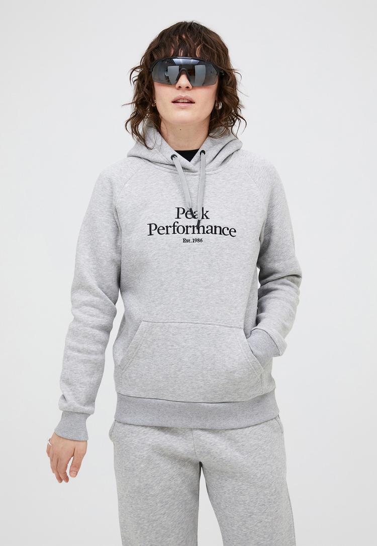 Peak Performance Peak Performance W Original Hood Sweatshirt Damen - GRAU - 1 | SportScheck
