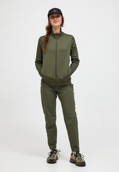 Rückansicht von Peak Performance Fleecejacke Damen OLIVE