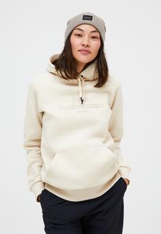 Rückansicht von Peak Performance W Original Hood Sweatshirt Damen BEIGE