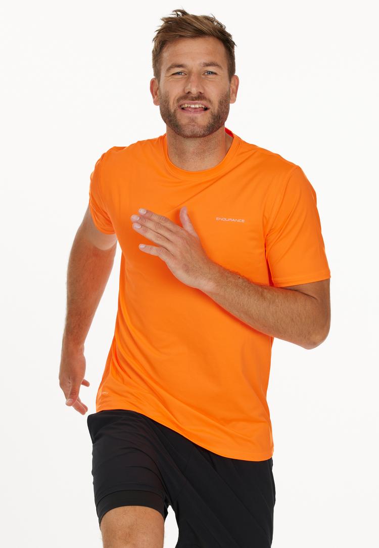 Endurance Endurance Kulon Laufshirt Herren - 5002 Shocking Orange - 1 | SportScheck