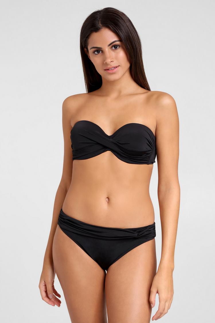 Lascana Lascana B&uuml;gel-Bandeau-Bikini Bikini Set Damen - schwarz - 10 | SportScheck