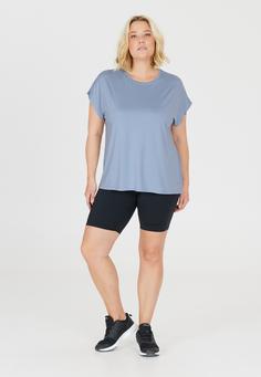 Rückansicht von Q by Endurance Jenirei Funktionsshirt Damen 2161 Dusty Blue