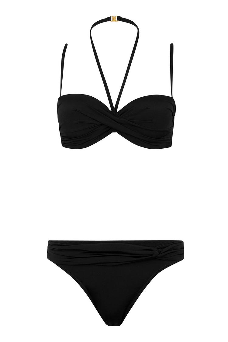 Lascana Lascana B&uuml;gel-Bandeau-Bikini Bikini Set Damen - schwarz - 12 | SportScheck
