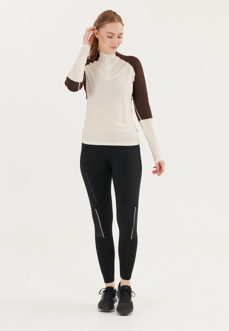 Endurance Endurance Abbye Langarmshirt Damen - 1145 Whisper White - 0 | SportScheck