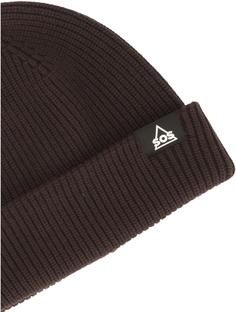 Rückansicht von SOS Rogla Beanie 1101 Slate Black