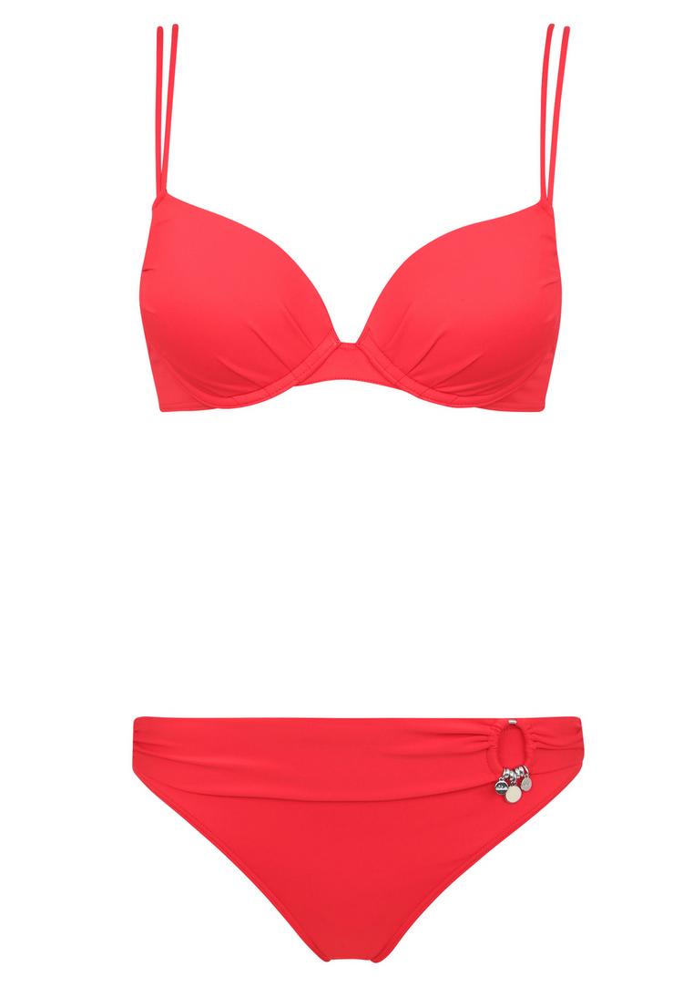 S.OLIVER S.OLIVER Push-Up-Bikini Bikini Set Damen - rot - 3 | SportScheck
