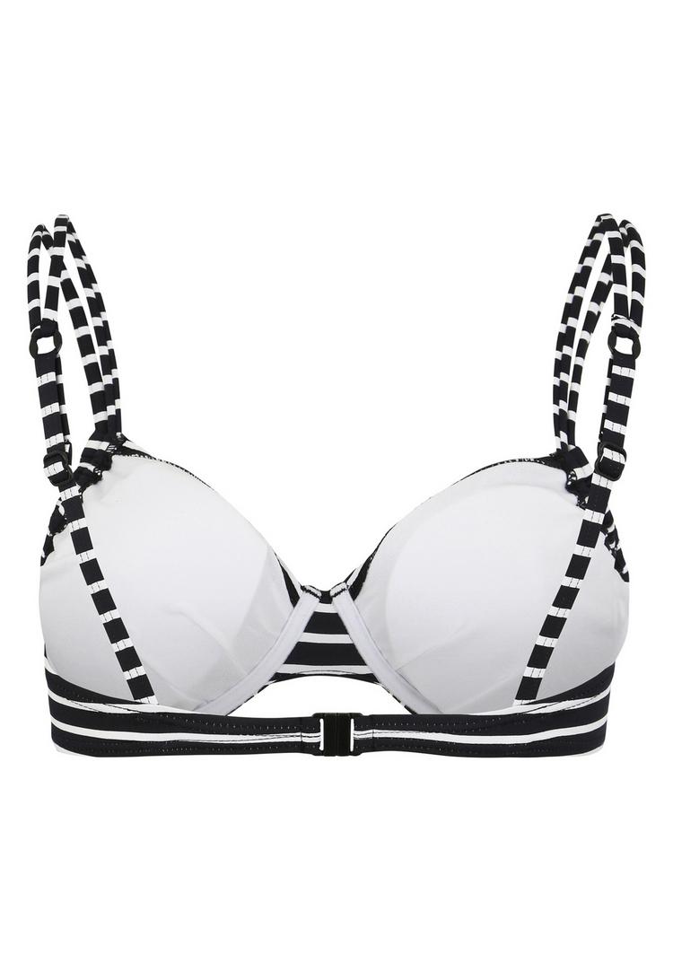 S.OLIVER S.OLIVER B&uuml;gel-Bikini-Top Bikini Oberteil Damen - schwarz-wei&szlig;-gestreift - 0 | SportScheck