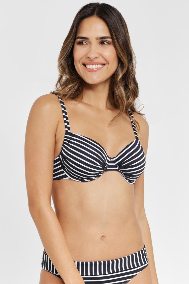 S.OLIVER S.OLIVER B&uuml;gel-Bikini-Top Bikini Oberteil Damen - schwarz-wei&szlig;-gestreift - 3 | SportScheck