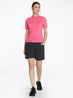 Rückansicht von Ziener NEJA Shorts Damen black/apricot