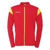 Uhlsport Squad 27 Trainingsjacke Kinder - rot/limonengelb