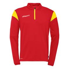 Uhlsport Squad 27 Funktionssweatshirt Kinder rot/limonengelb