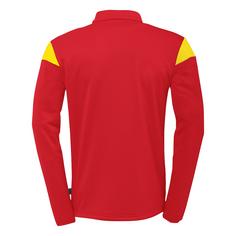 Rückansicht von Uhlsport Squad 27 Funktionssweatshirt Kinder rot/limonengelb