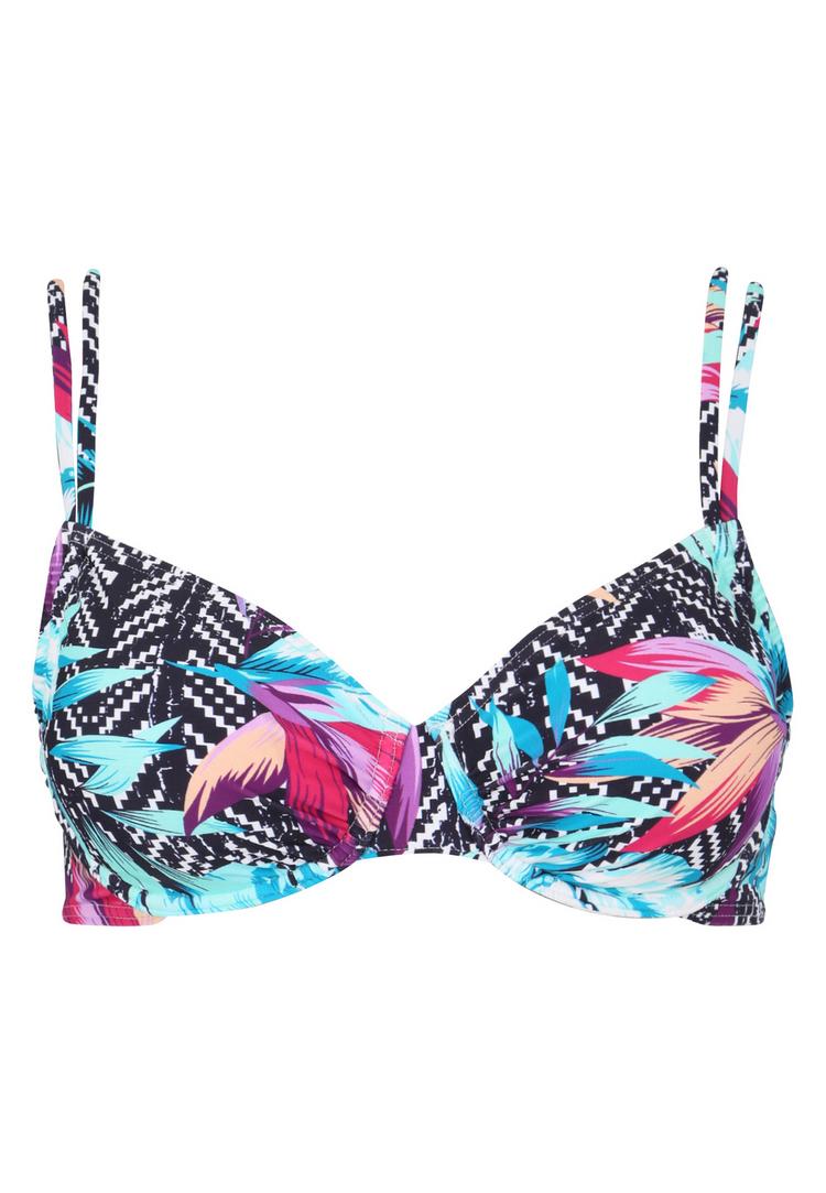 VENICE BEACH VENICE BEACH B&uuml;gel-Bikini-Top Bikini Oberteil Damen - marine-bedruckt - 3 | SportScheck